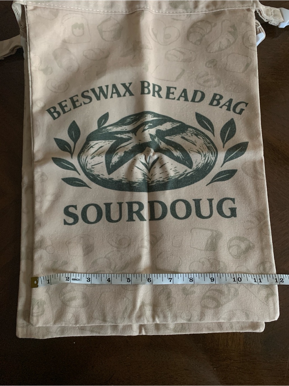 2 pack Organic Linen & Beeswax Large Sourdough Bread Bag & bowl cover NEW in Box - Picture 4 of 9